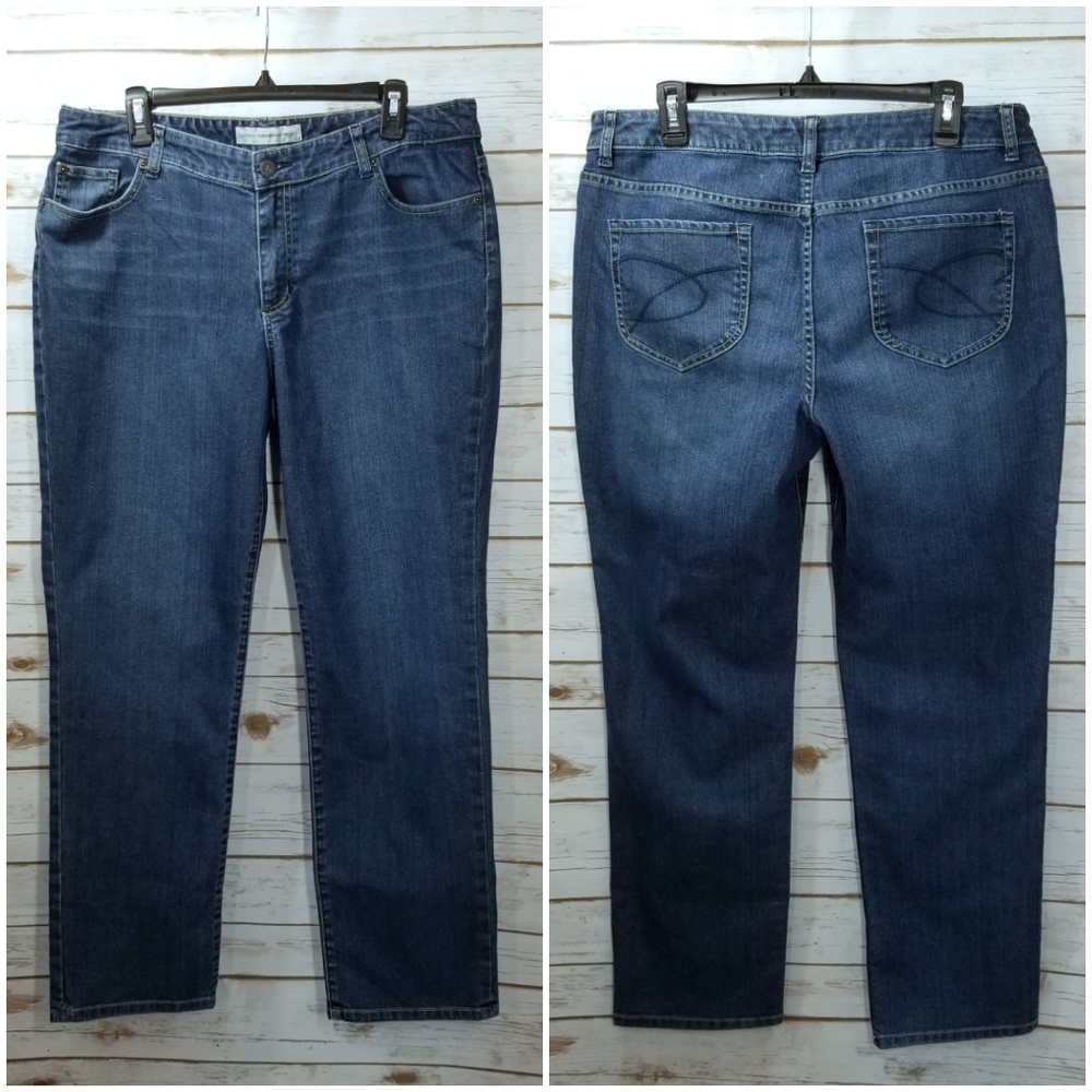 Chico's Platinum Denim Size 3Reg=XL